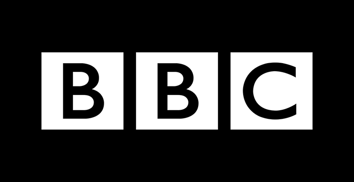 BBC Logo - White squares with BBC inside