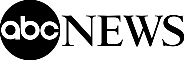 ABC News Logo - Black serif type with abc in black circle to left