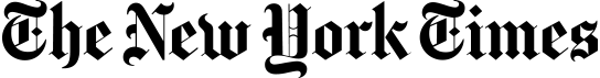 The New York Times Logo - Old English font in black