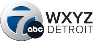 WXYZ Detroit Logo - Black sans-serif type with abc circle and 7 icon to left