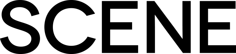 Cleveland Scene Logo - Black sans-serif type