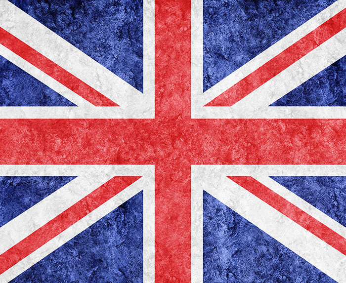 Painted texture United Kingdom flag